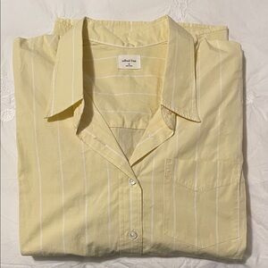 Wilfred Light Yellow Striped Shirt